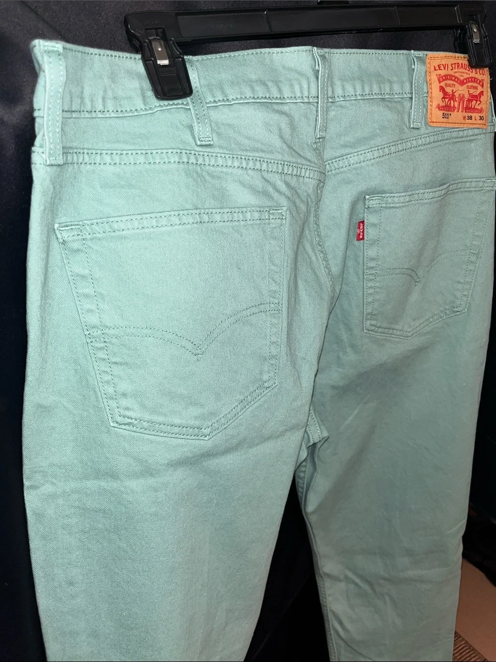 Levi's 511 Men's Jeans  in Light Sage Green size 38 x 30